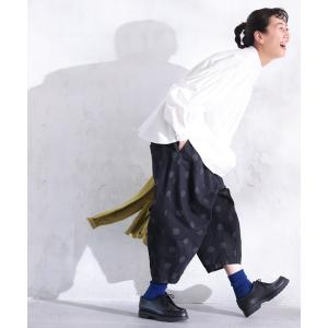 「soulberry」 イージーパンツ 3L ブラック×グレー レディース