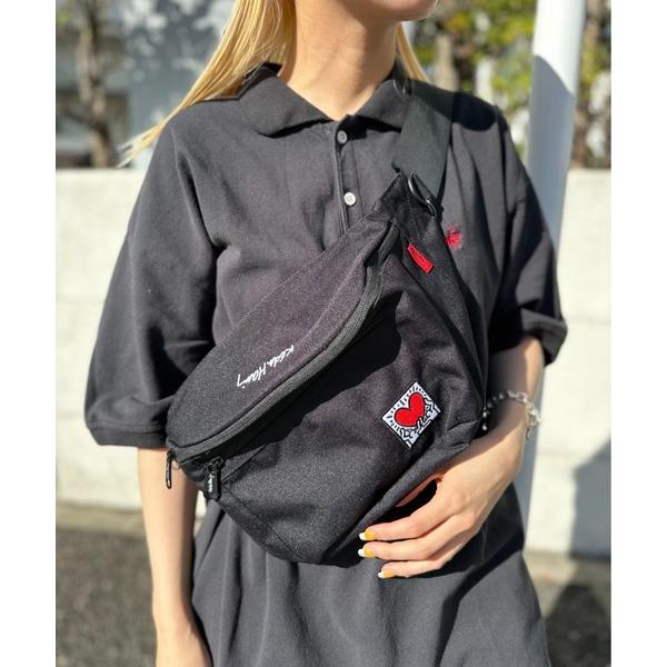 「Keith Haring」 ウエストバッグ ONESIZE ブラック レディース