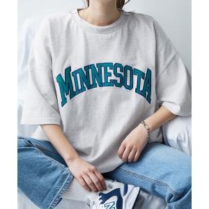 「BASQUE magenta」 半袖Tシャツ M グレー レディース