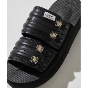 「TOGA PULLA」 「suicoke」フラットサンダル 25 ブラック レディース