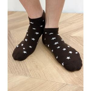 靴下 WEGO/ミニスター総柄ショートソックス メンズ レディース
