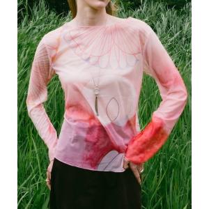 tシャツ Sheer Top ”Hilma af Klint レディース