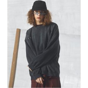 トレーナー スウェット 「UNISEX」Destroy Damage Prime-Over Crewneck sweatshirt/デストロイダメージプライムオーバークルーネックスウェット「MAISON S…