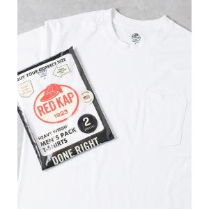tシャツ 「RE」「RED KAP」パックポケットTシャツ メンズ レディース