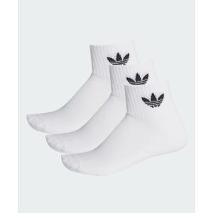 アディダス　adidas 靴下 ミッドカットクルーソックス 3足組 「MID CREWSOCKS 3P」 / アディダスオリジナルス adidas Originals メンズ レディース