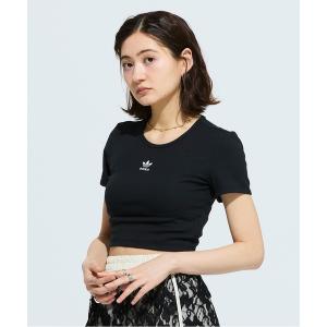 アディダス　adidas tシャツ 半袖 エッセンシャルズ リブ Tシャツ / アディダスオリジナルス adidas Originals レディース