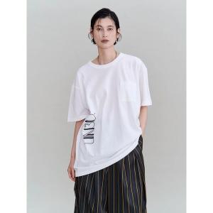 tシャツ 半袖 UN3D. LOGO POCKET T-SH / アンスリードロゴポケットTシャツ レディース