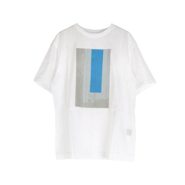tシャツ ART PRINT PINTUCK T-SHIRT レディース