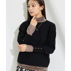 ニット セーター 「選べる6色／ストレッチ」きれいめドルマンスリーブニット レディース