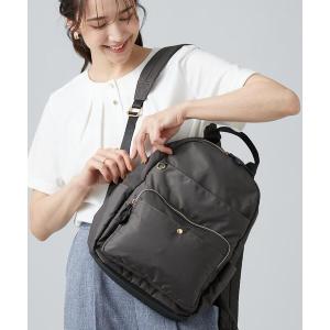 デイバック リュック 「撥水」整理整頓できちゃうリュック レディース