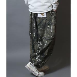 ワイドパンツ カーゴパンツ 「Toucan Surfing」 TC Twill Camouflage Wide Cargo Pants / 「トゥーカンサーフィン」ツイル迷彩ワイドカーゴパンツ カモフ…