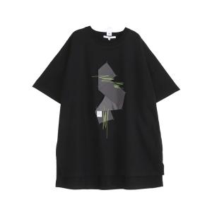 tシャツ 半袖 ORIGAMI PARTS STITCH T-SH / オリガミパーツステッチTシャツ レディース