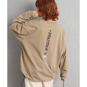 tシャツ 「Marmot/マーモット」 別注 バーティカルロゴ バックプリントロンT レディース メンズ