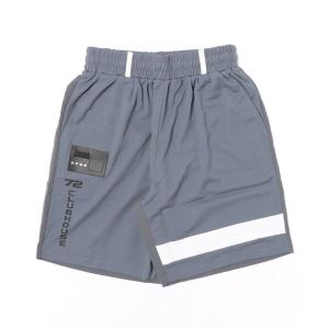 アンティカ antiqua ハーフパンツ パンツ 短パン 異素材 メッシュ ロゴ ショートパンツ レディース メンズ