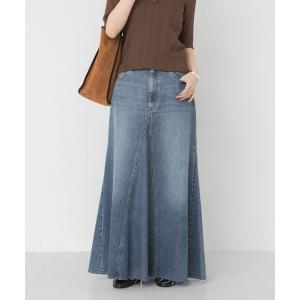 ロング スカート テンセルデニムフレアスカート