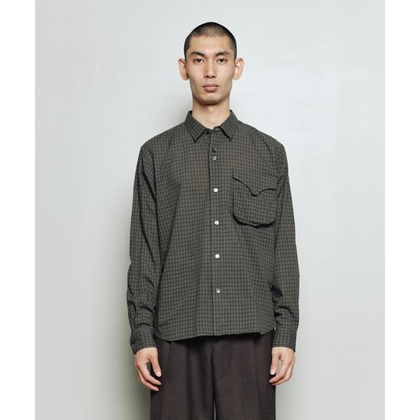 シャツ BELLOWS POCKET PLAID SHIRT メンズ レディース