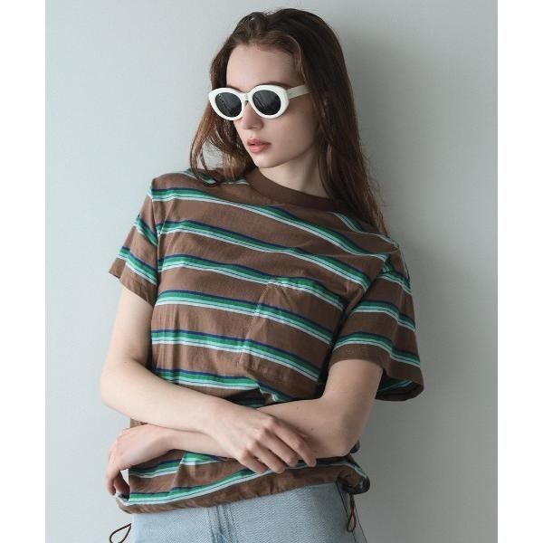 tシャツ 半袖 「ELME」Vintage Stripe Balloon Tee / 2カラー レデ...