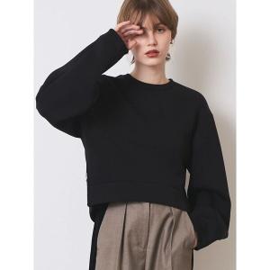 tシャツ タックヘムクロップドカットソー レディース