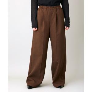 スラックス パンツ 入学式 入園式 卒業式 ダブルクロスワイドフルレングスパンツ レディース