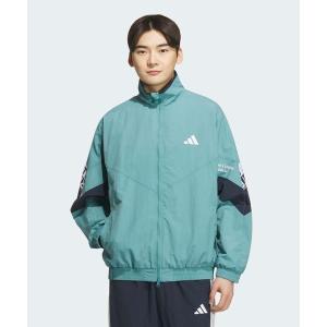 アディダス　adidas ジャージ ワーディングパック ルーズフィット メッシュ裏地付き ウーブンジャケット / アディダス adidas メンズ