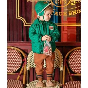 ブルゾン アウター キャットワッペンキルティングジャンパー キッズ 子供服 男の子 女の子