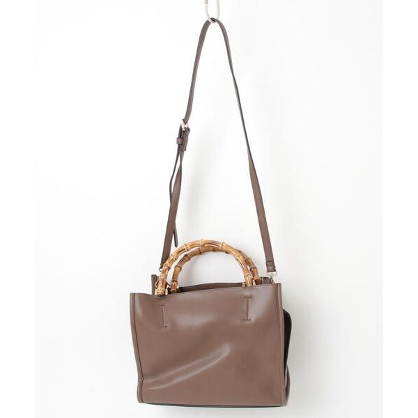 「NATURAL BEAUTY BASIC」 2WAYバッグ - ブラウン レディース