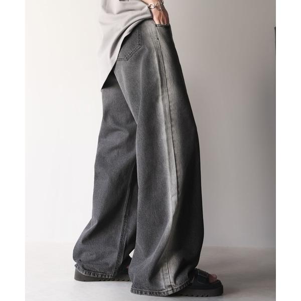「Java」 デニムパンツ LARGE ブラック メンズ