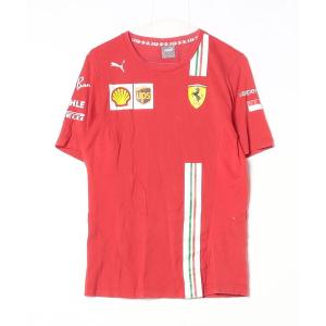 「PUMA」 半袖Tシャツ「ferrariコラボ」 SMALL レッド メンズ