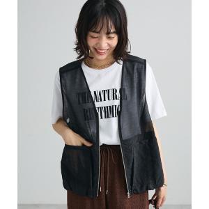ベスト ジレ シアーバルーンベスト レディース