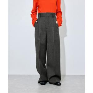 スラックス パンツ 「サステナブル」NIKKEビンテージツイードスラックス/セットアップ対応 レディース