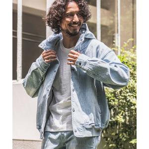 パーカー mpa4184- Denim Hoodie デニムパーカー(WR26W-18) メンズ