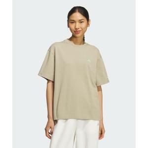 アディダス　adidas tシャツ 半袖 エッセンシャルズ プラス スモールロゴ ルーズフィット半袖Tシャツ / アディダス adidas レディース