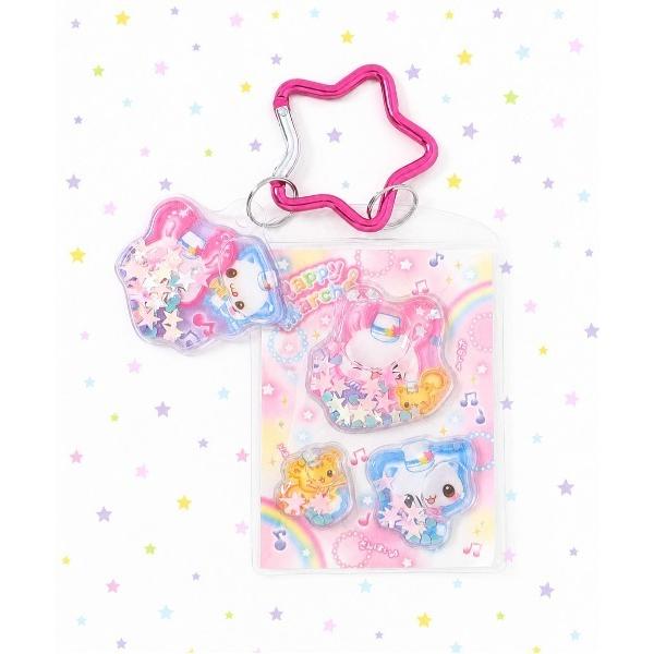 キーホルダー 「nini toys」平成女児/ウォーターインシール風キーホルダー