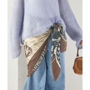 ストール マフラー manipuri: 120*120 STOLE 26AW レディース