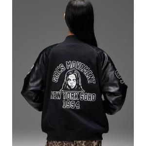 スタジャン FACE PATCH STADIUM JACKET レディース メンズ｜ZOZOTOWN Yahoo!店