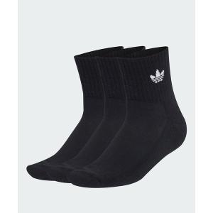 アディダス　adidas 靴下 ミッドアンクルソックス 3足組 / アディダスオリジナルス adidas Originals メンズ レディース