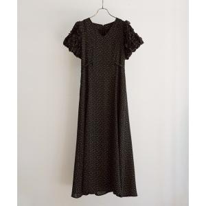 ワンピース Color Dot Frill Dress