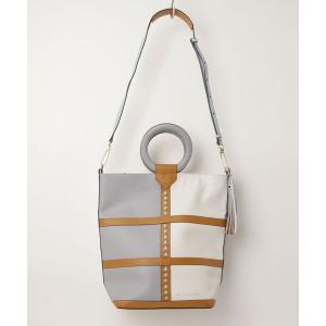 「Ted Baker」 2WAYバッグ O/S グレー レディース