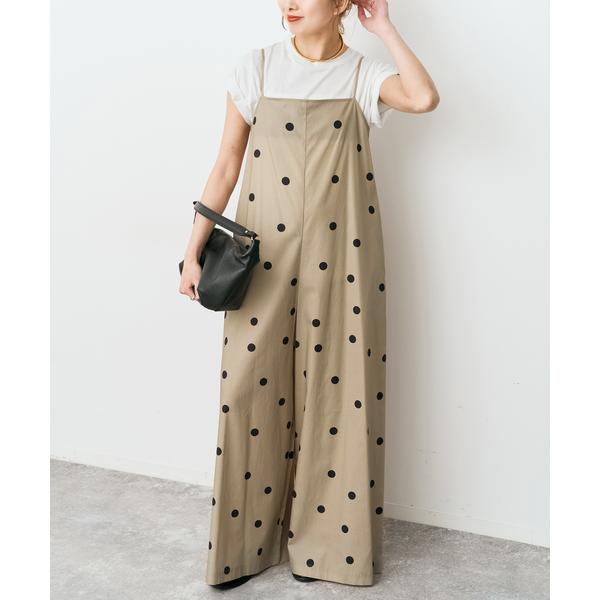 「Spick &amp; Span」 オーバーオール 38 ベージュ レディース
