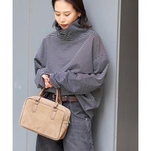 tシャツ 「ARCHIVE STANCE/アーカイブスタンス」 Highneck Border long slee レディース