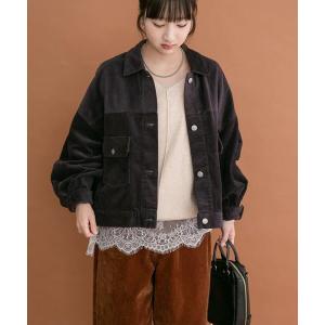 カバーオール コーデュロイジャケット レディースの商品画像