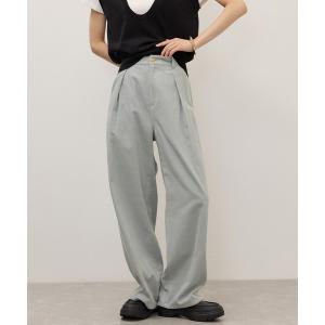パンツ 「WEB限定」ライトコールワイドタックパンツ レディース