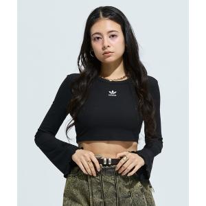 アディダス　adidas tシャツ エッセンシャルズ スカラップ エッジ長袖Tシャツ / ロンT / アディダスオリジナルス adidas Originals レディース