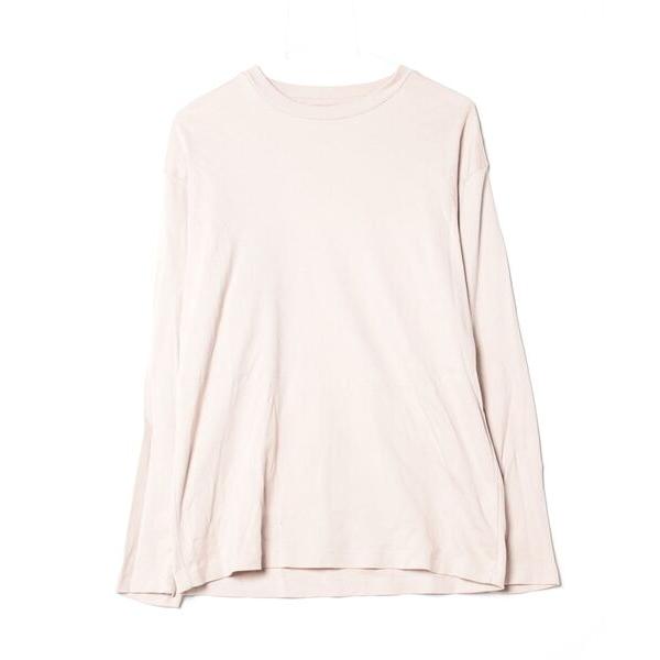 「INHERIT」 長袖Tシャツ M ベージュ メンズ
