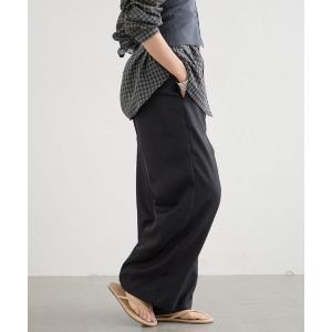 パンツ 「接触冷感/セットアップ対応」シルキータフタイージーパンツ レディース