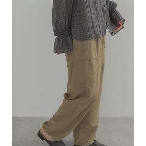 パンツ 撥水カーゴドロストパンツ レディース