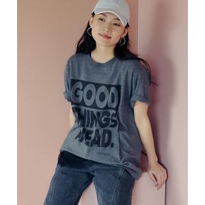 「daily CLIP」BIGロゴルーズＴシャツ レディース