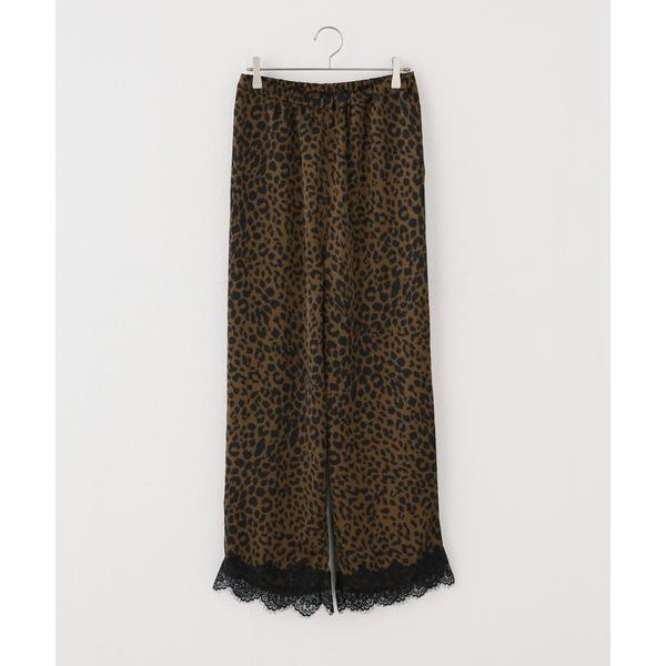 パンツ 「ARCHIVE STANCE/アーカイブスタンス」Lace Hem Leopard Pan...
