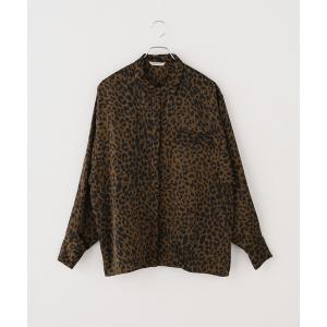 ブラウス シャツ 「ARCHIVE STANCE/アーカイブスタンス」 Leopard dolman S SHIRT レディース