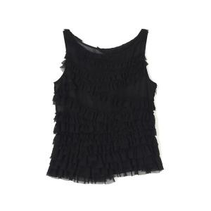 tシャツ CLANE/クラネ/RANDOM FRILL SHEER N/S レディース
